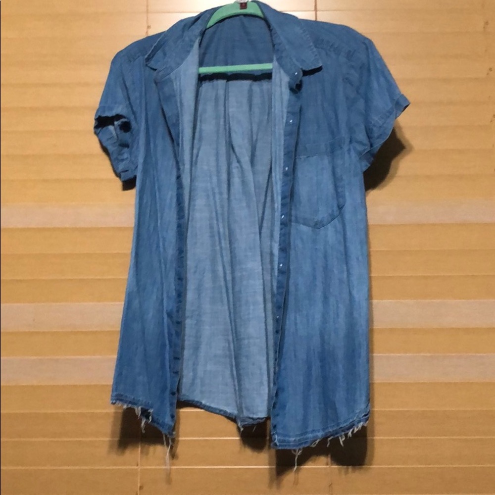 Button Up Denim Shirt